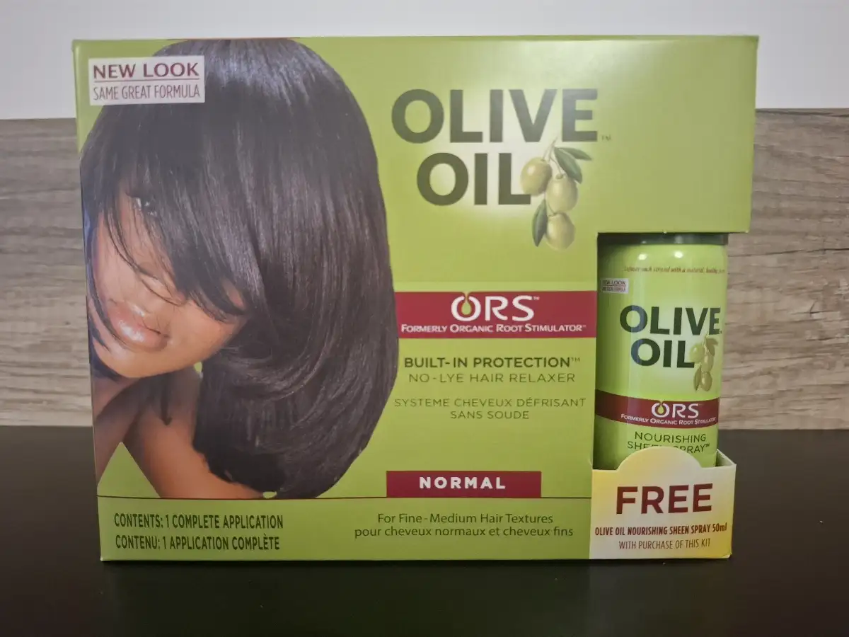 Kit Défrisant sans soude ORS Olive Oil