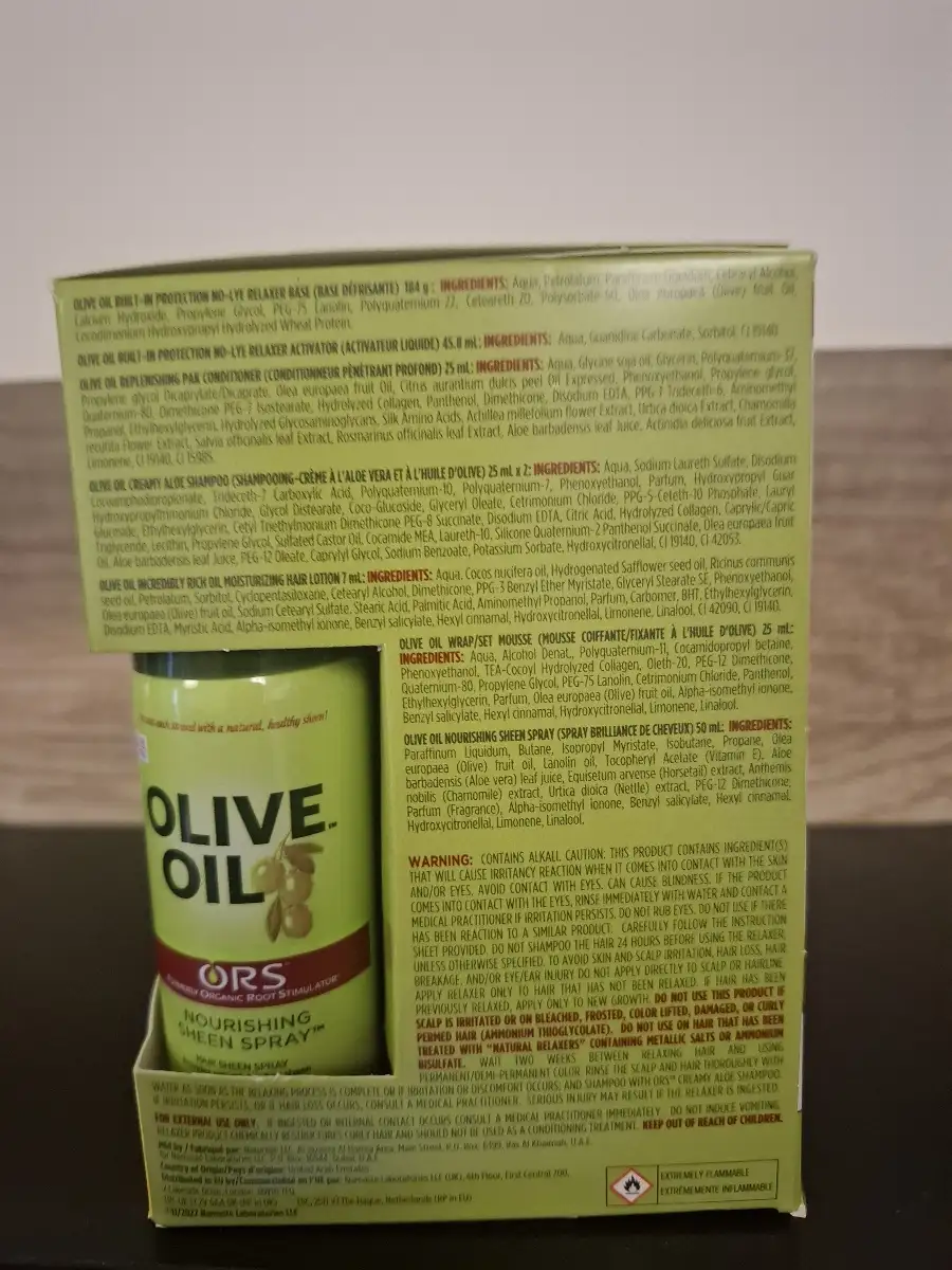 Kit Défrisant sans soude ORS Olive Oil