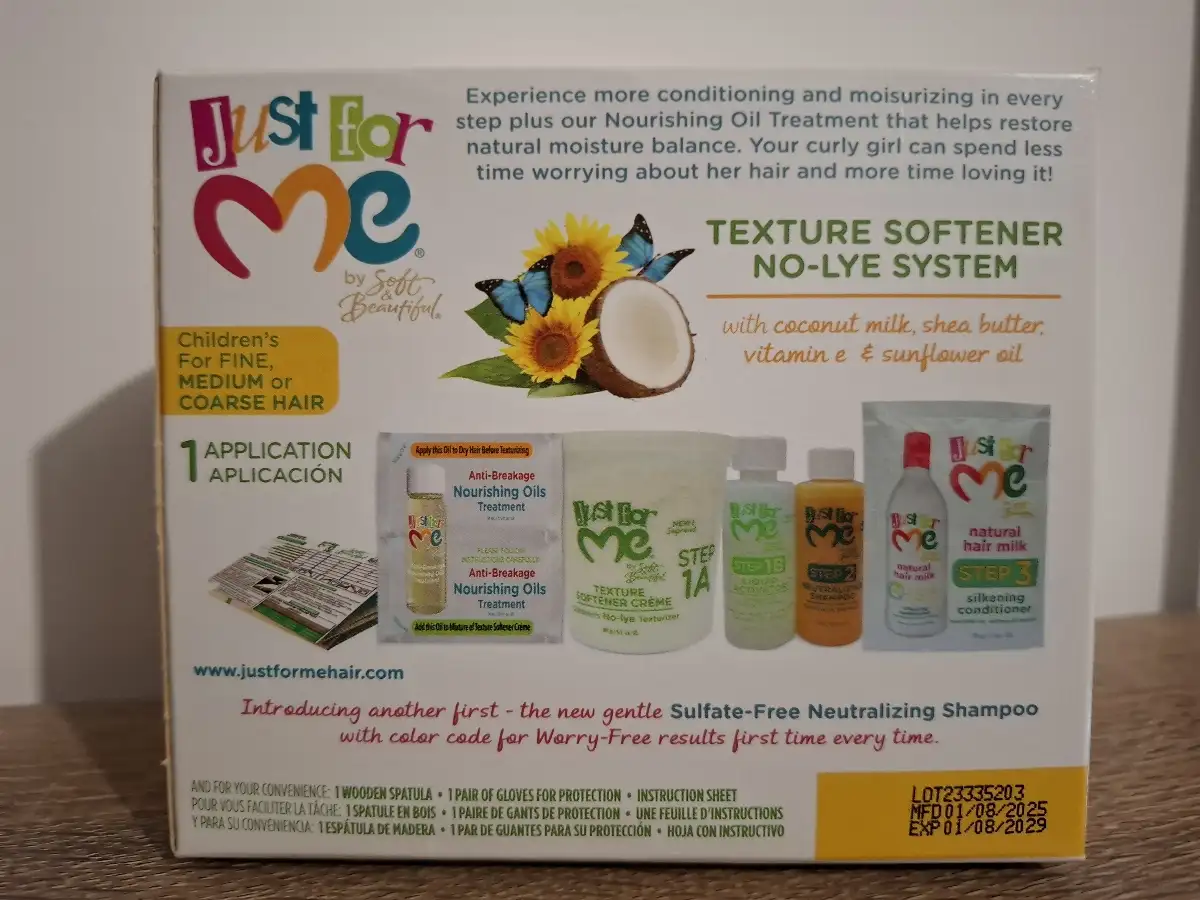 Kit Curl Assouplissant Texture Softener Sans Soude - JUST FOR ME