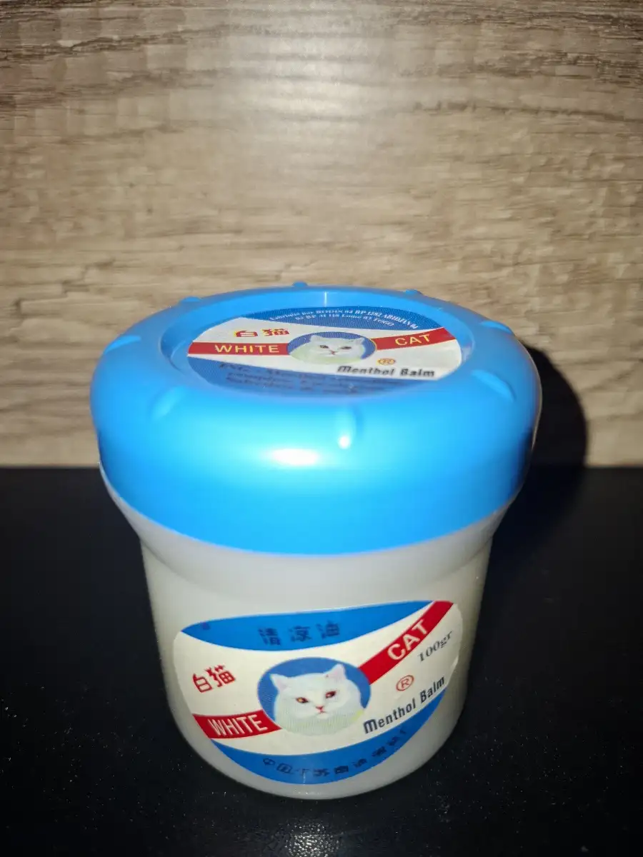 Baume de massage menthol CHAT BLANC - 100 g
