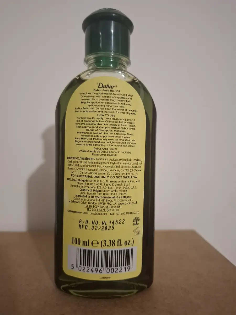 Dabur - Huile capillaire AMLA Pure 100 ml