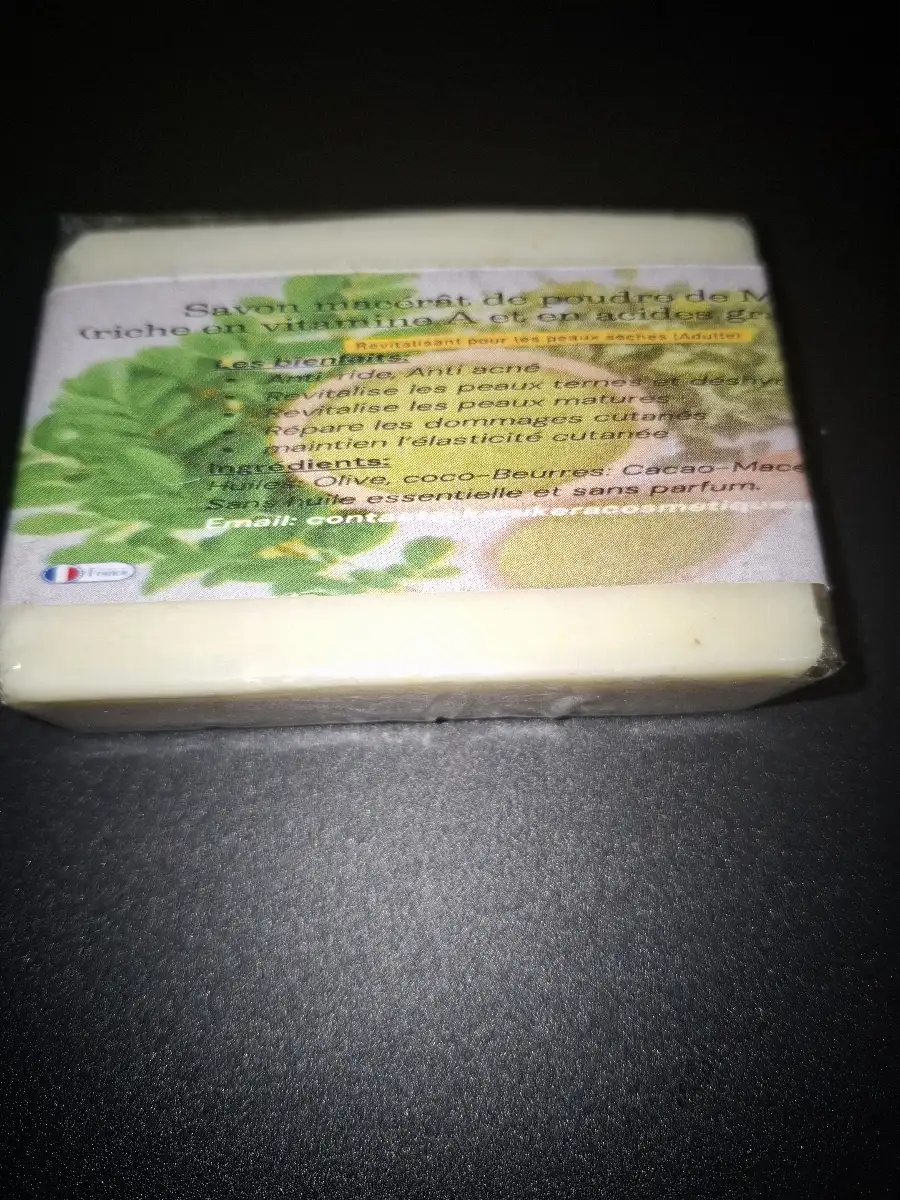 Savon naturel au Beurre de Moringa - 80g