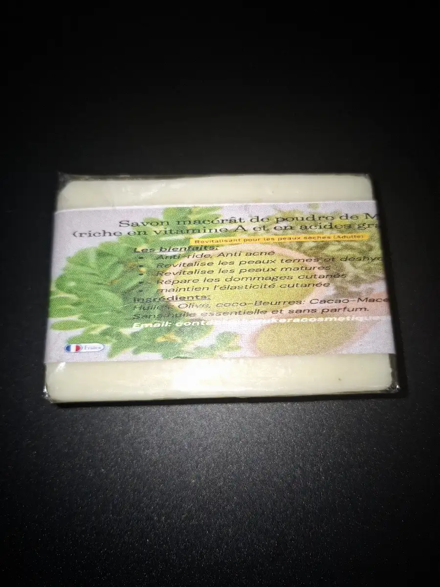 Savon naturel au Beurre de Moringa - 80g